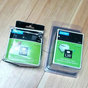 DYMO Address Label 30572 and Shipping Label 30323 White